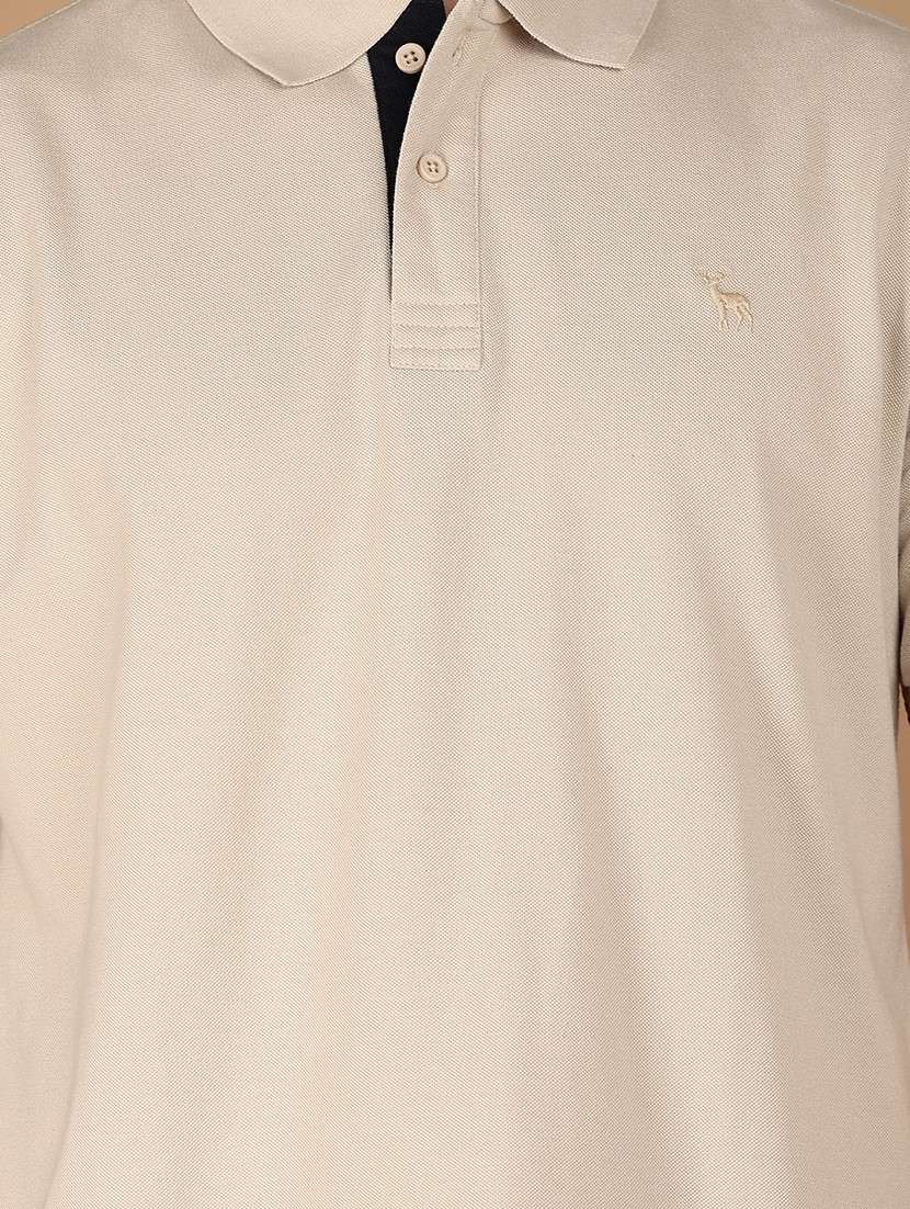 men solid short sleeve regular fit polo t-shirt - 21966523 - Standard Image - 4