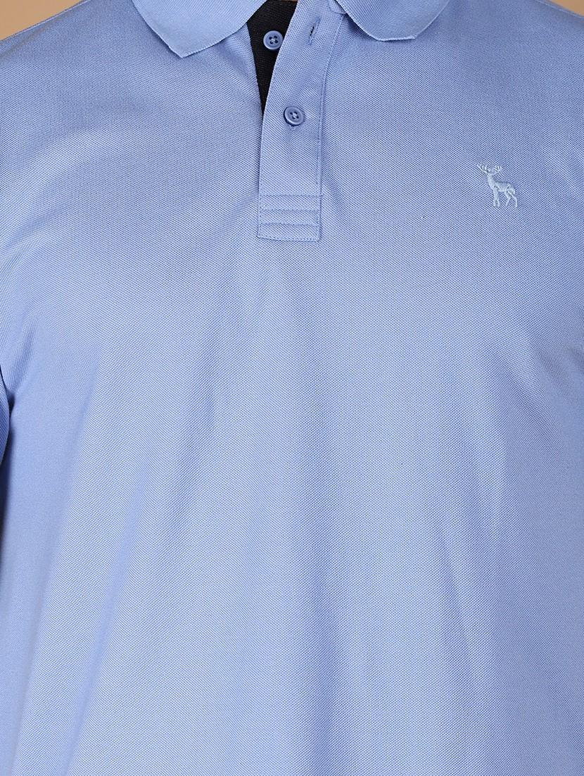 men solid short sleeve regular fit polo t-shirt - 21966525 - Standard Image - 4