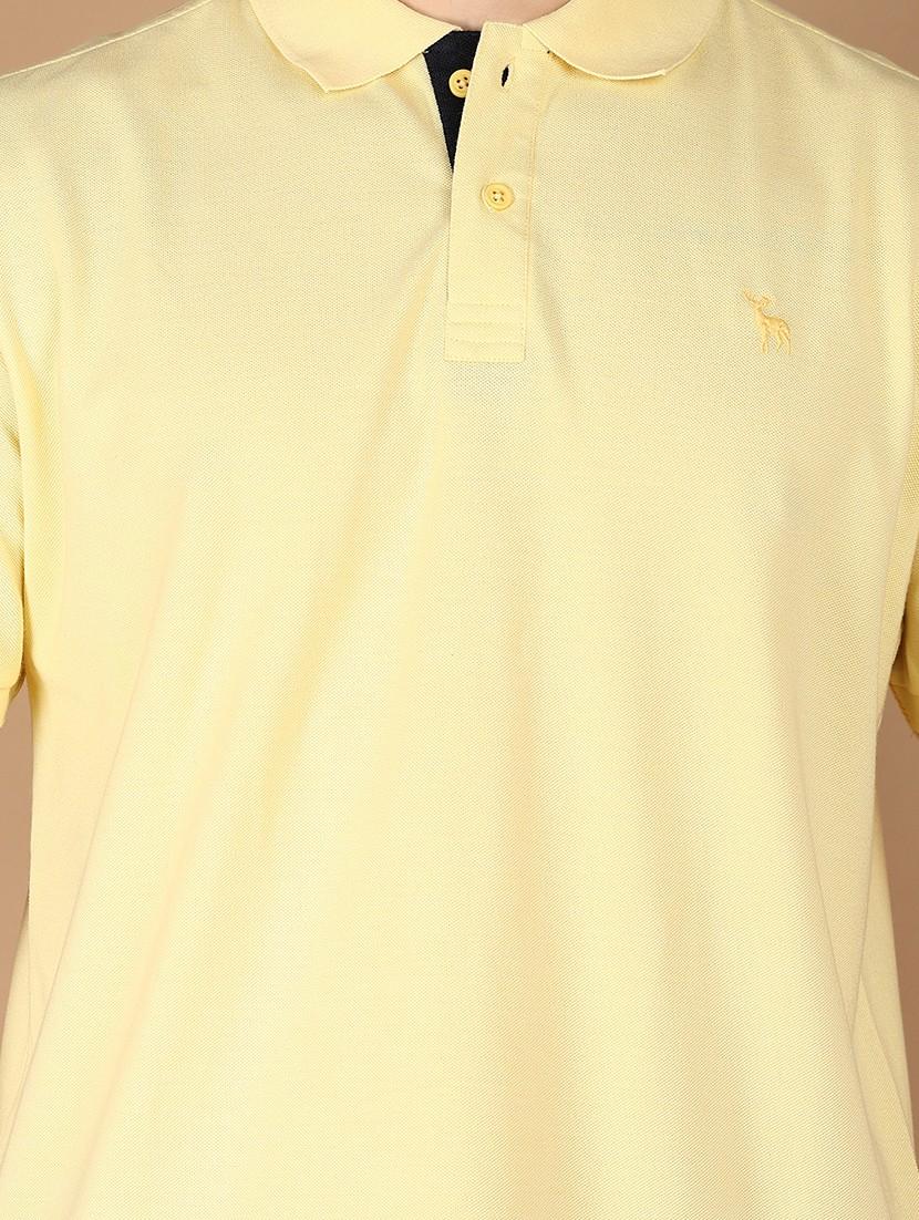 men solid short sleeve regular fit polo t-shirt - 21966533 - Standard Image - 4