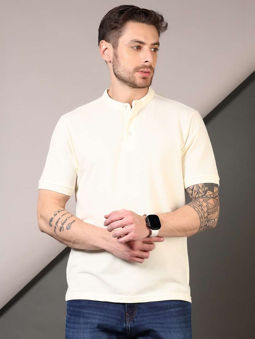 men solid short sleeve regular fit t-shirt - 21966568 -  Standard Image - 1