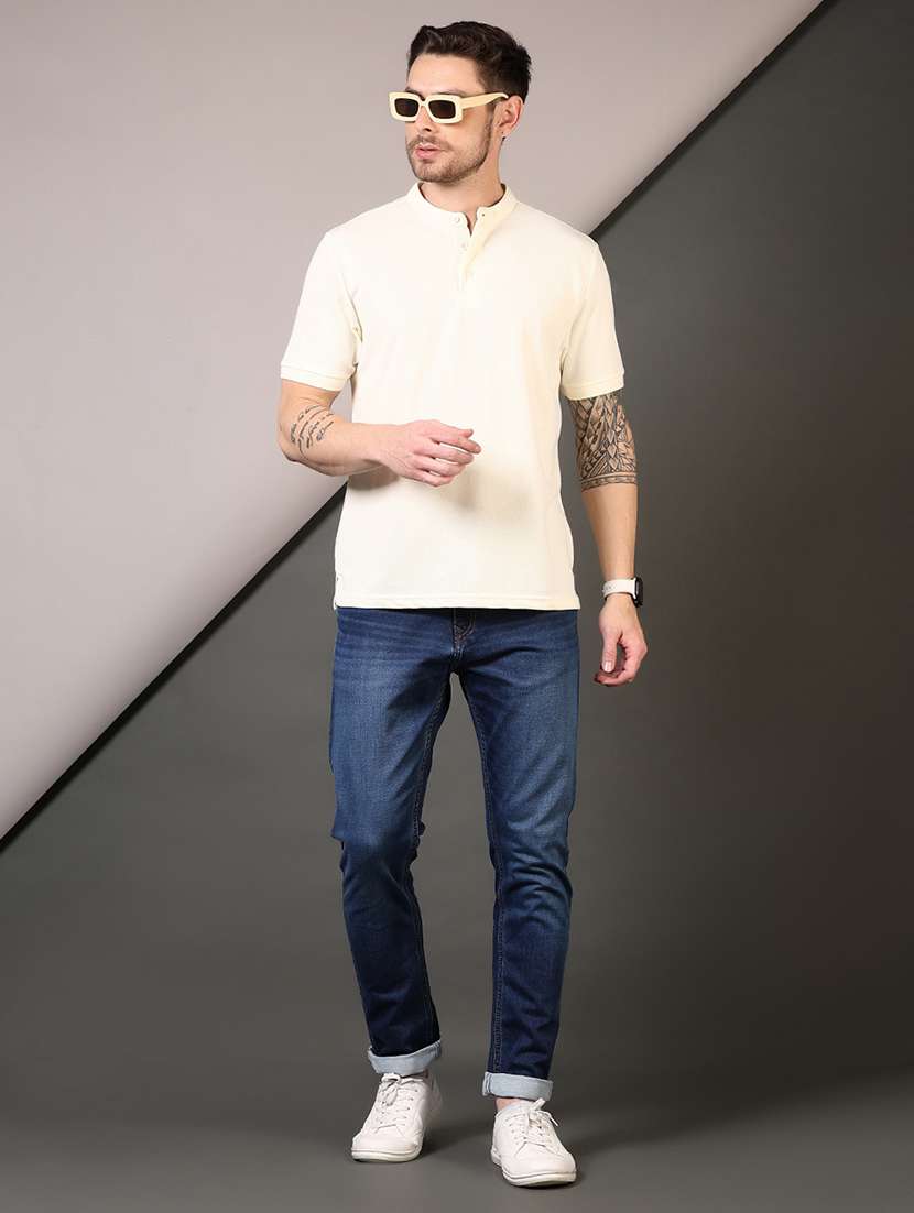 men solid short sleeve regular fit t-shirt - 21966568 -  Standard Image - 4