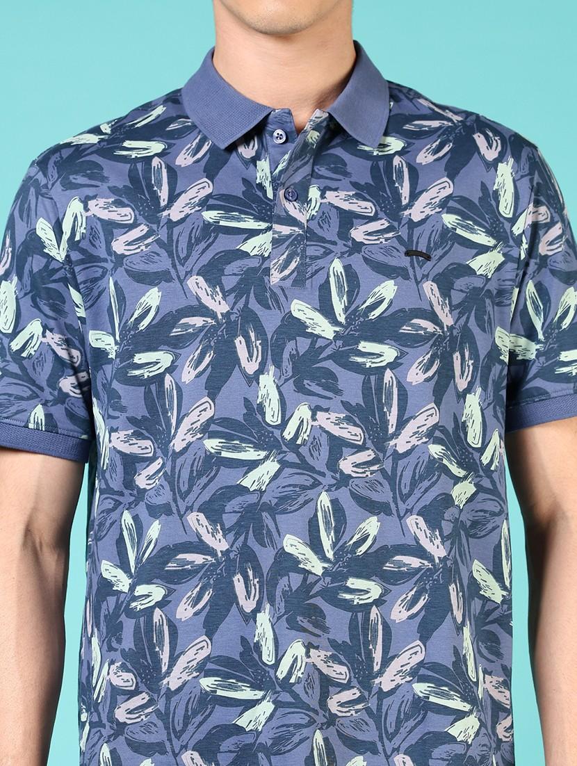 men printed short sleeve regular fit polo t-shirt - 21966572 - Standard Image - 4