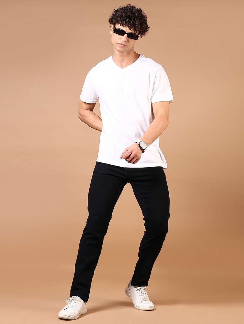 men solid short sleeve regular fit t-shirt - 21966582 -  Standard Image - 4