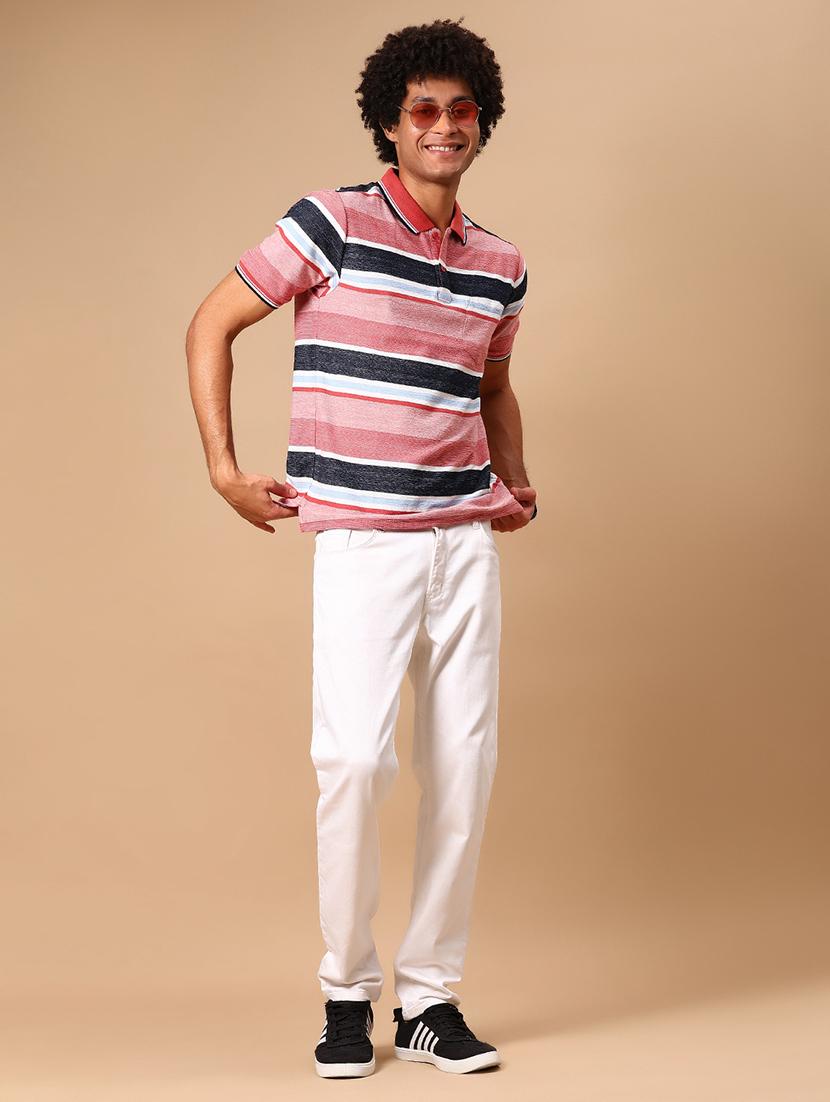 rust poly cotton plain tshirt - 21966590 - Standard Image - 4