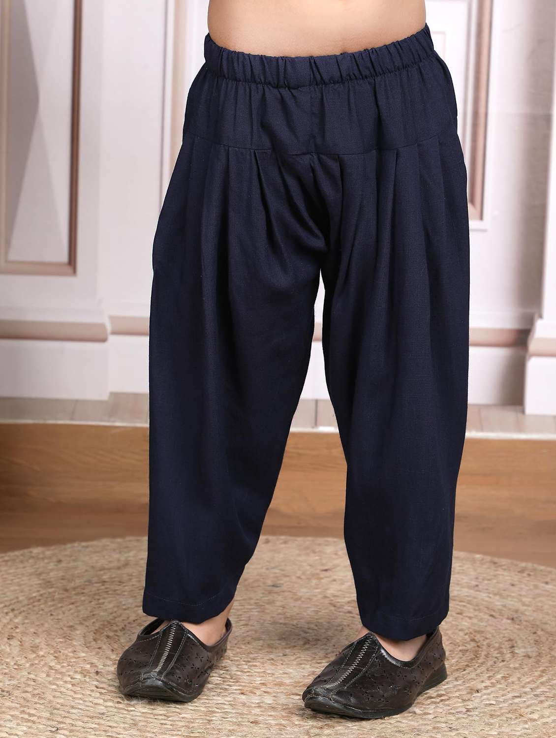 boys printed long sleeve kurta and salwar set - 21966781 -  Standard Image - 4