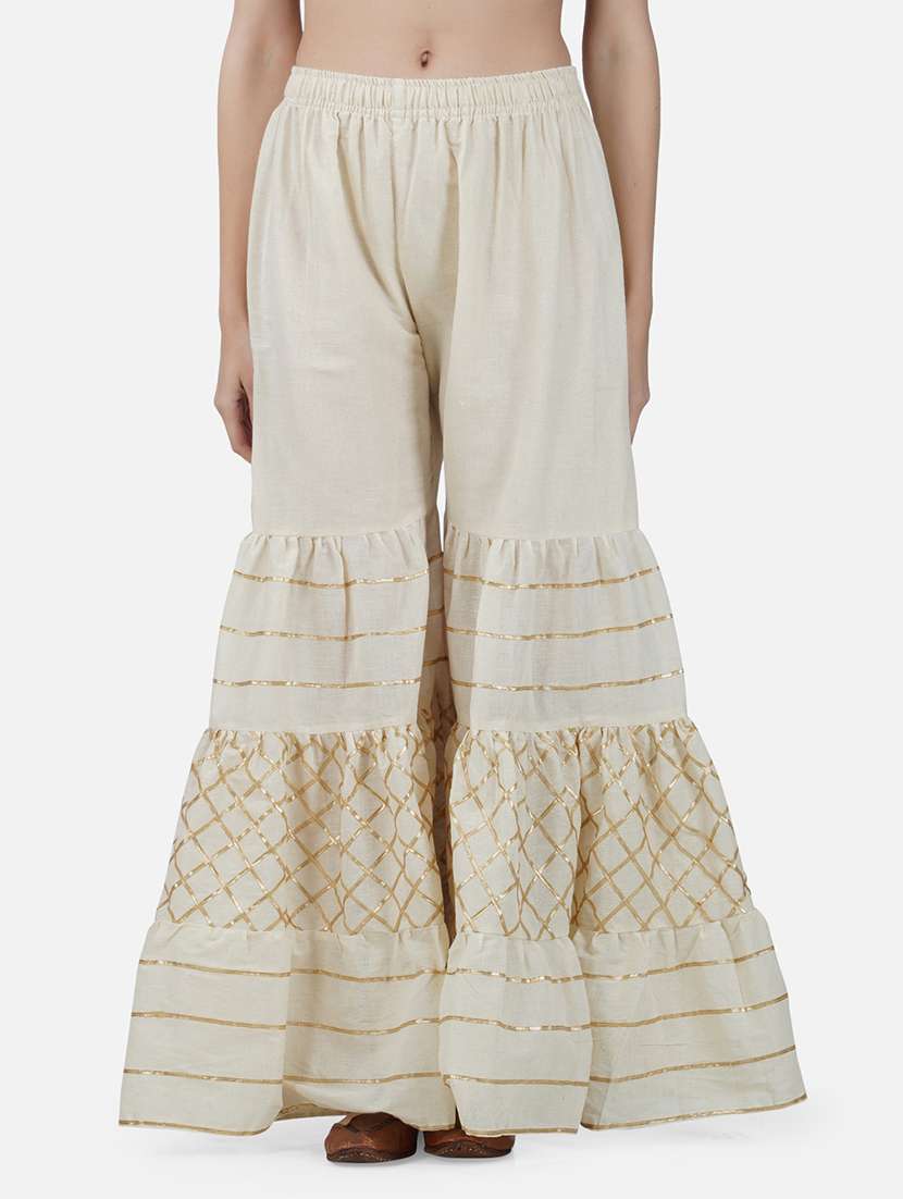 women solid with work mid rise gotta work sharara