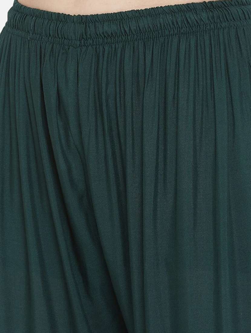 women solid mid rise sharara - 21966912 -  Standard Image - 4