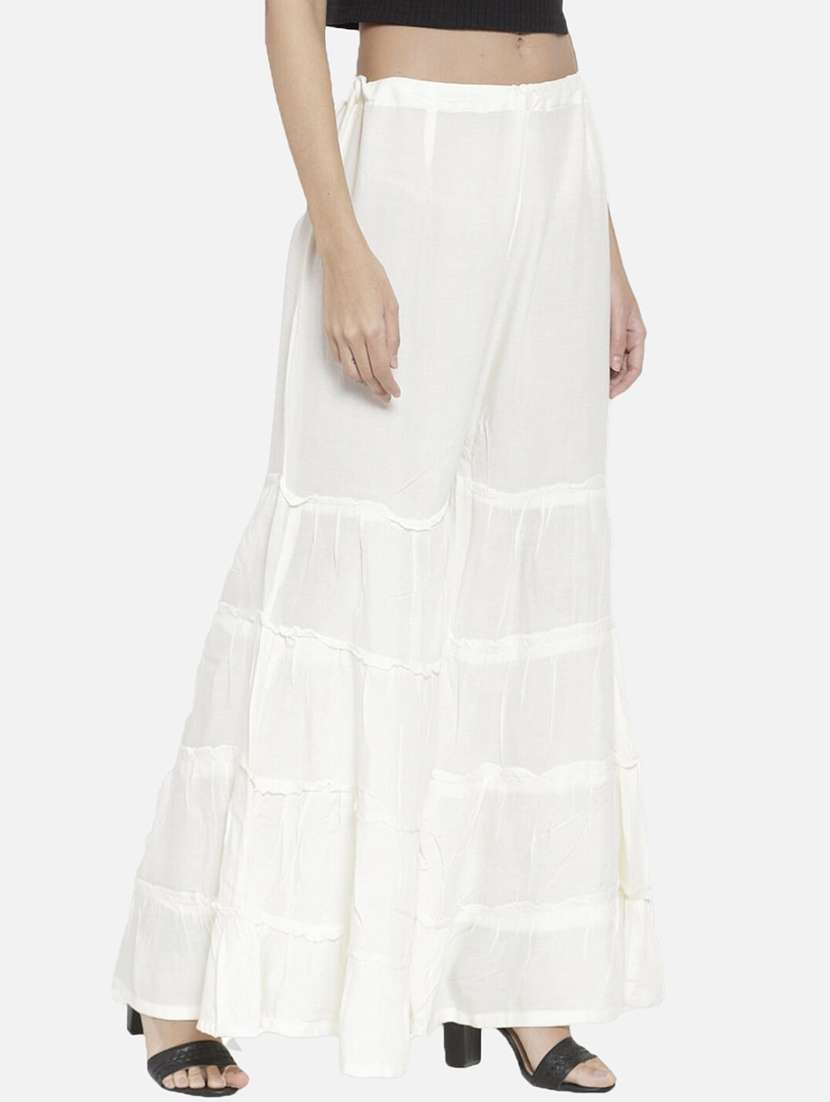 women solid mid rise sharara - 21966919 -  Standard Image - 1