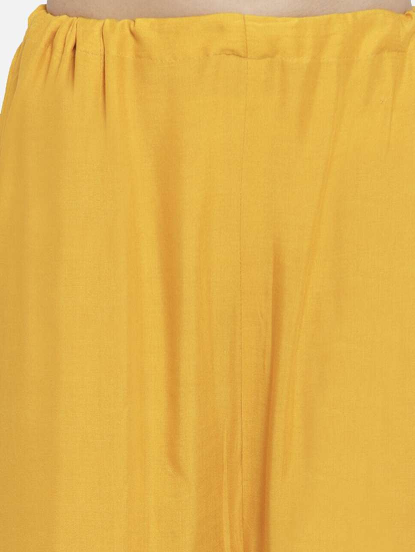 women solid mid rise sharara - 21966934 -  Standard Image - 4