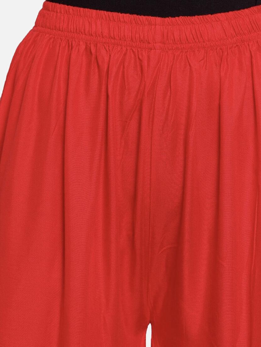 women solid mid rise sharara - 21966938 - Standard Image - 4