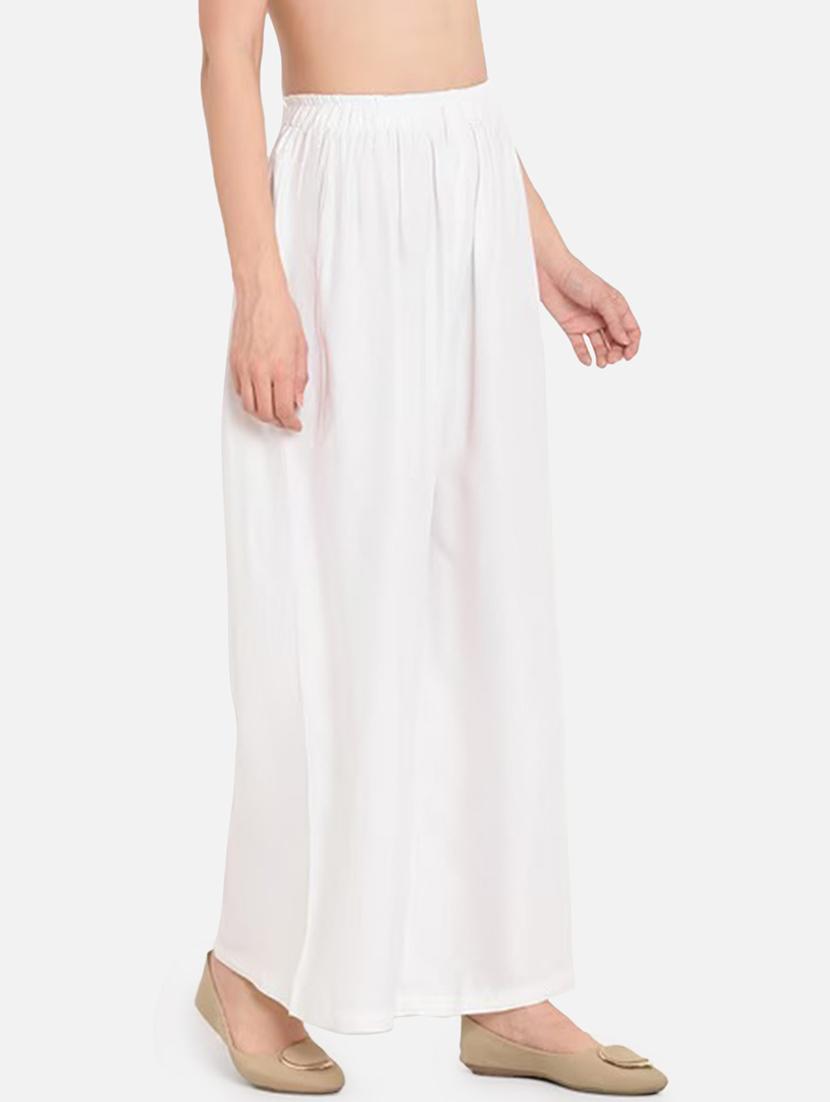 women pack of 2 solid flared palazzo - 21966951 - Standard Image - 1