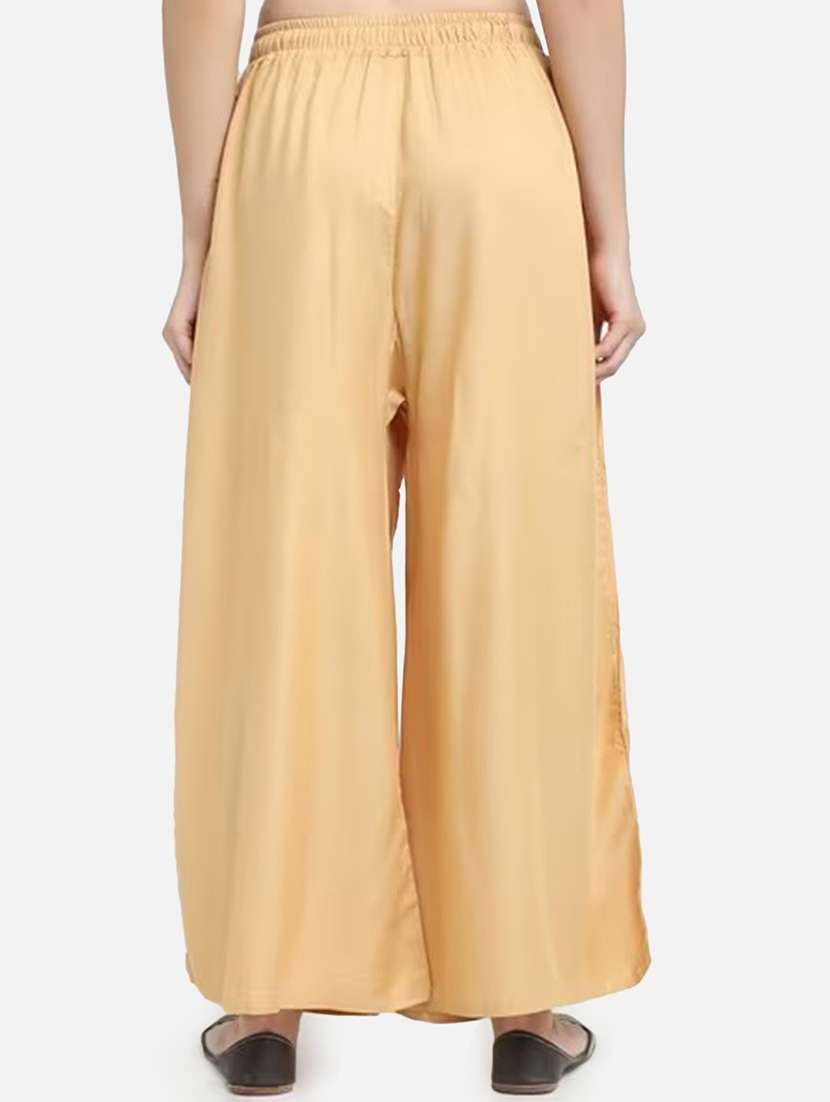 women printed mid rise flared palazzo - 21966979 -  Standard Image - 1