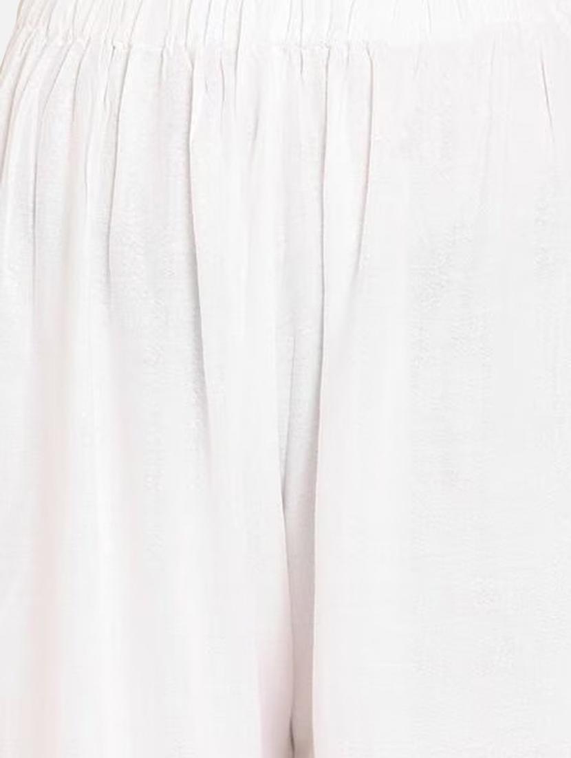 women solid high rise flared palazzo - 21966987 -  Standard Image - 4