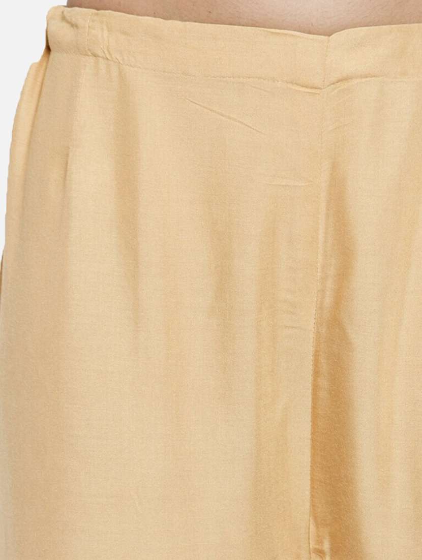 women cream solid mid rise sharara - 21967022 -  Standard Image - 4