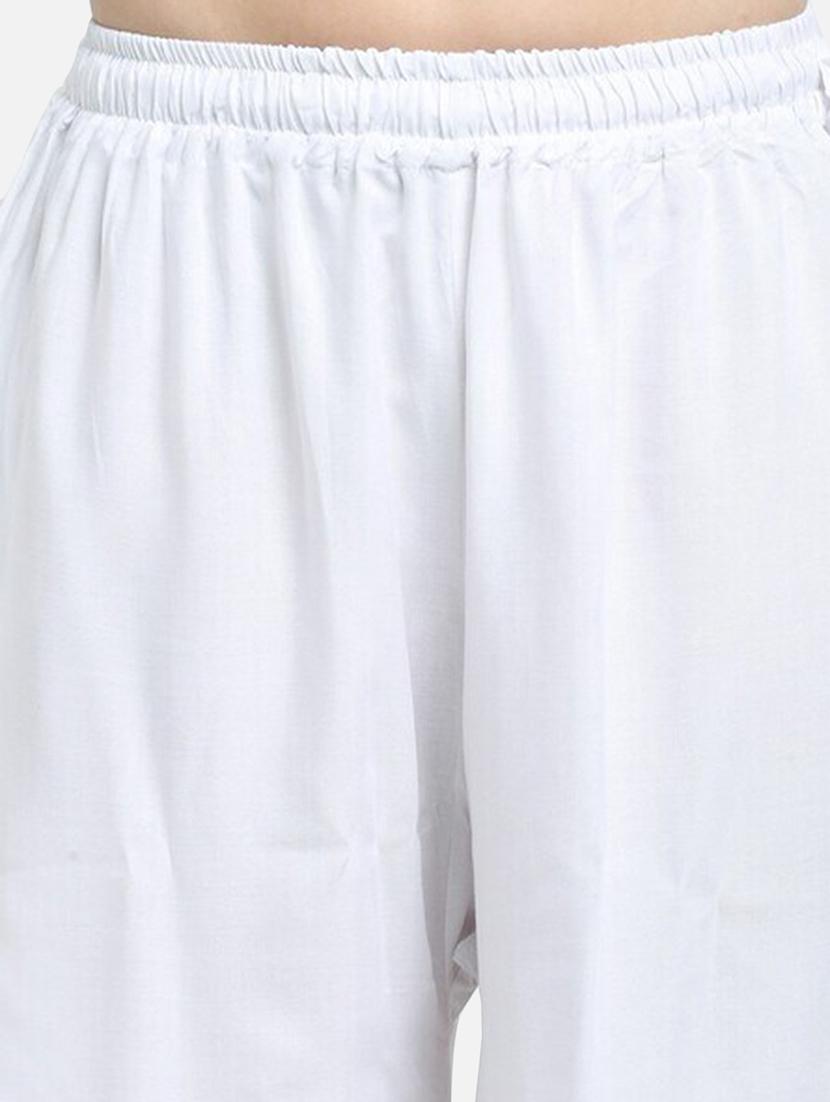 women solid mid rise flared palazzo - 21967037 - Standard Image - 4