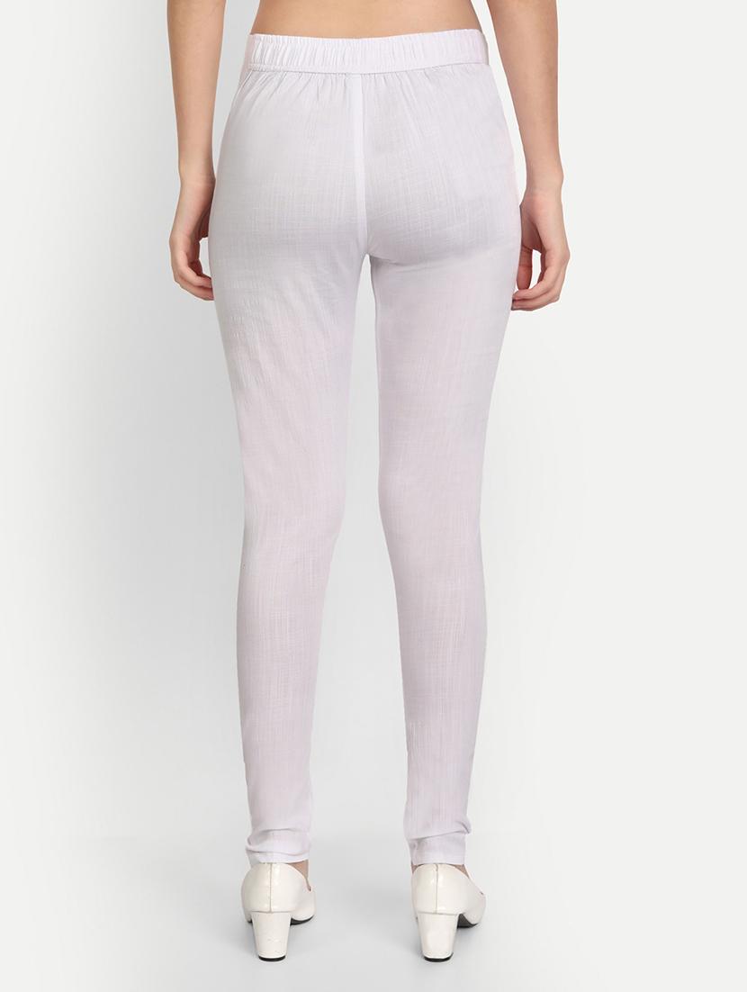 women solid regular fit cigarette trouser - 21967072 - Standard Image - 1