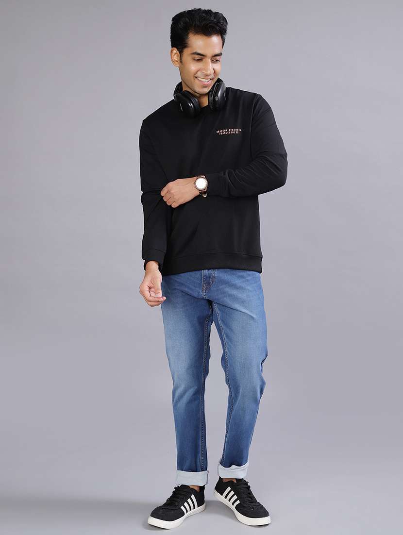 men solid mid rise slim fit jeans - 21967824 -  Standard Image - 4