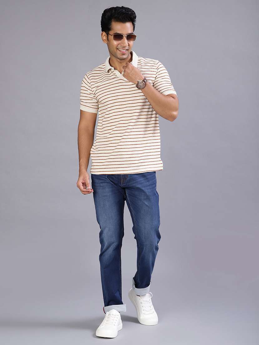 men solid mid rise slim fit jeans - 21967825 -  Standard Image - 4