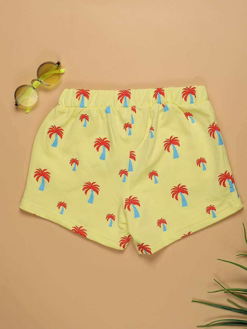 girls printed mid rise shorts  - 21967827 -  Standard Image - 1