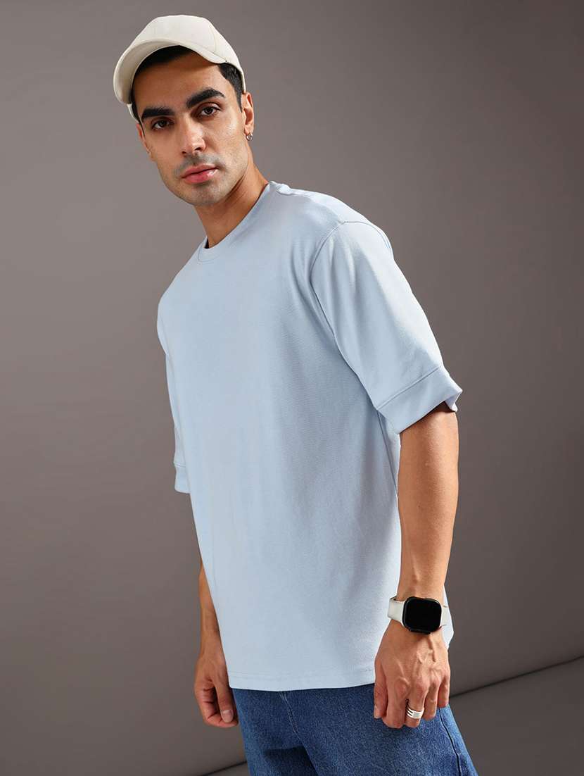 men solid short sleeve loose fit t-shirt - 21967949 -  Standard Image - 1
