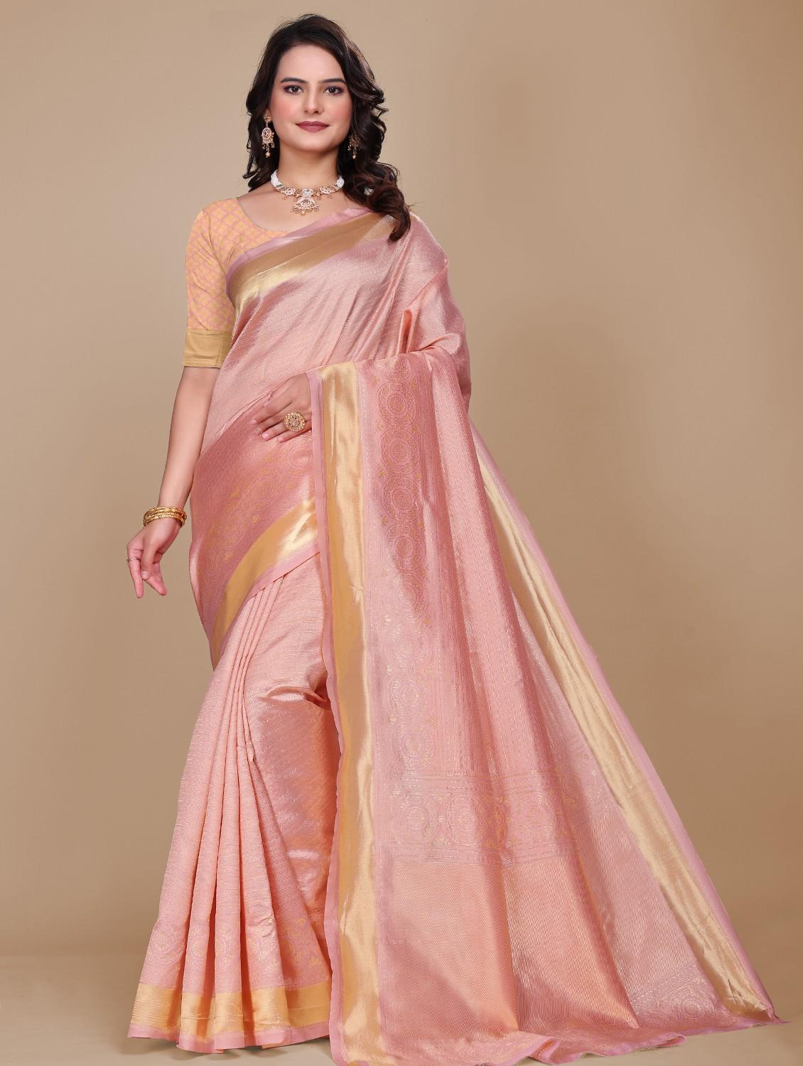 women self design banarasi saree with blouse - 21967985 - Standard Image - 1