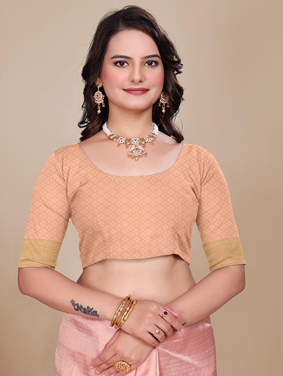 women self design banarasi saree with blouse - 21967985 - Standard Image - 4
