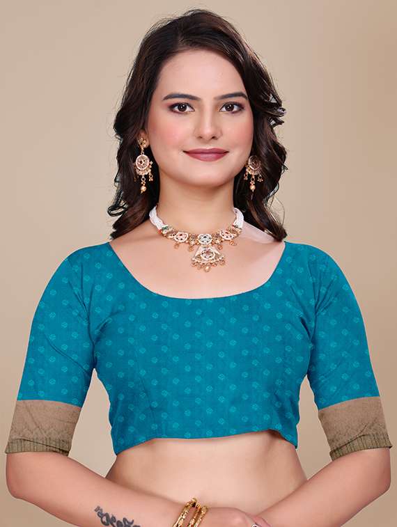 women self design banarasi saree with blouse - 21967988 - Standard Image - 4