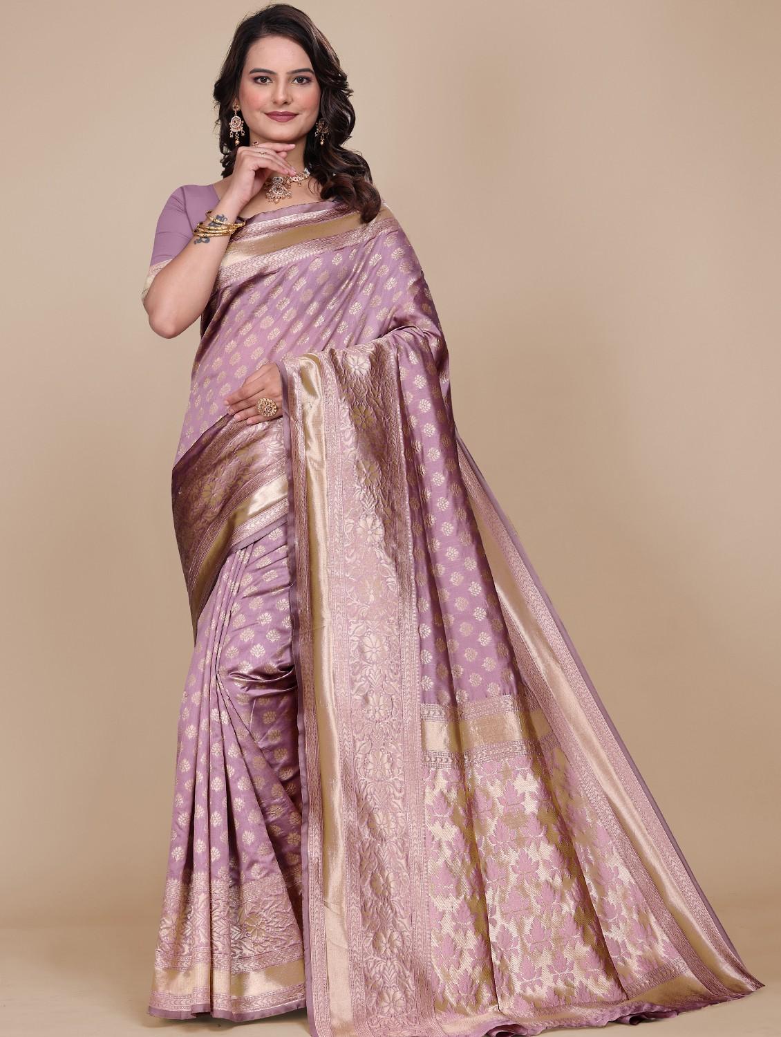 women self design banarasi saree with blouse - 21967991 - Standard Image - 1