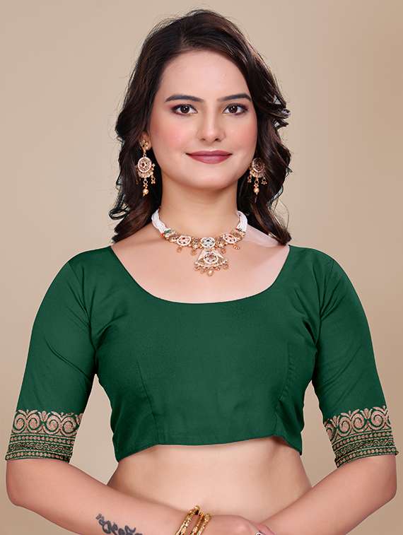 women self design banarasi saree with blouse - 21967995 - Standard Image - 4