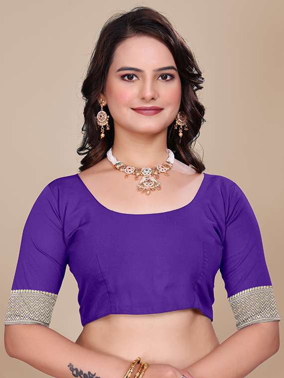 women self design banarasi saree with blouse - 21967998 - Standard Image - 4