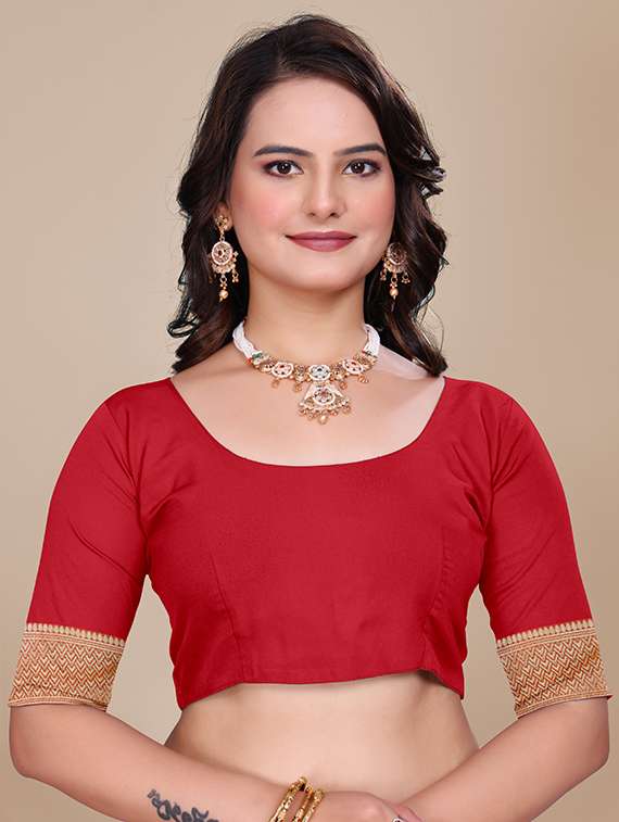 women self design banarasi saree with blouse - 21968000 - Standard Image - 4