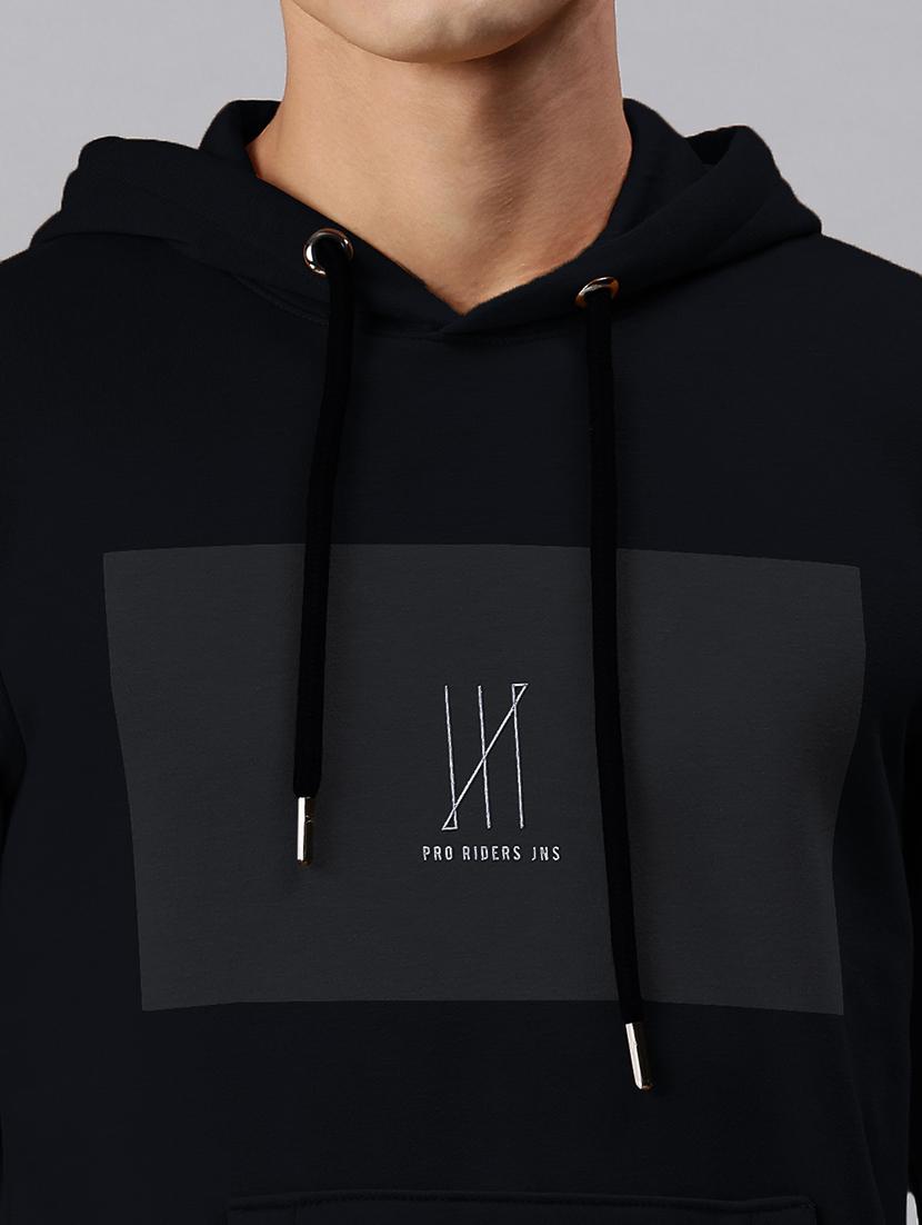 men printed long sleeve hooded sweatshirt - 21968052 - Standard Image - 4