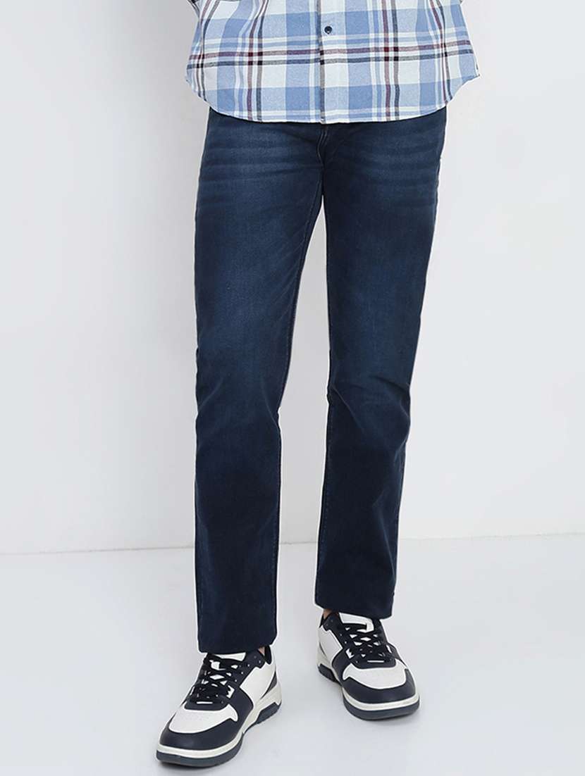 men solid mid rise slim fit jean - 21968060 -  Standard Image - 1