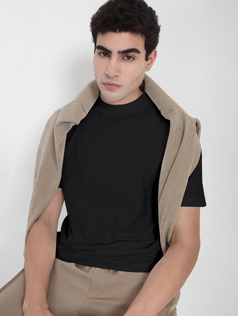 men solid short sleeve regular fit t-shirt - 21968067 - Standard Image - 1