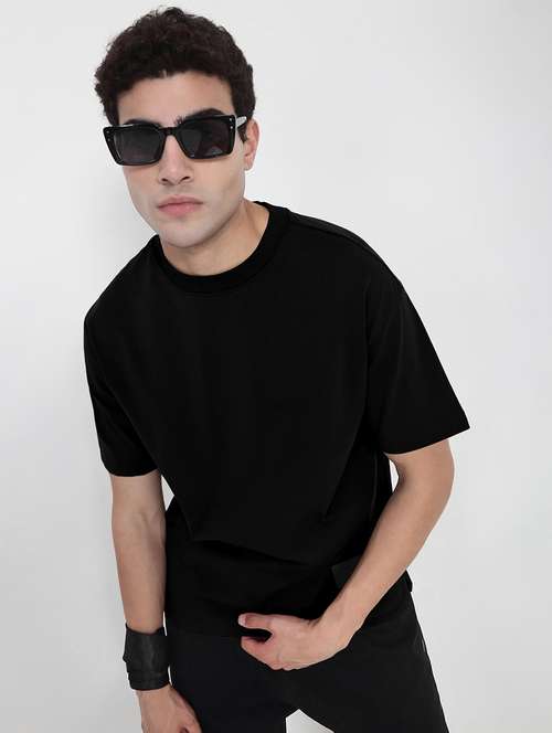 men solid short sleeve regular fit t-shirt - 21968068 - Standard Image - 0