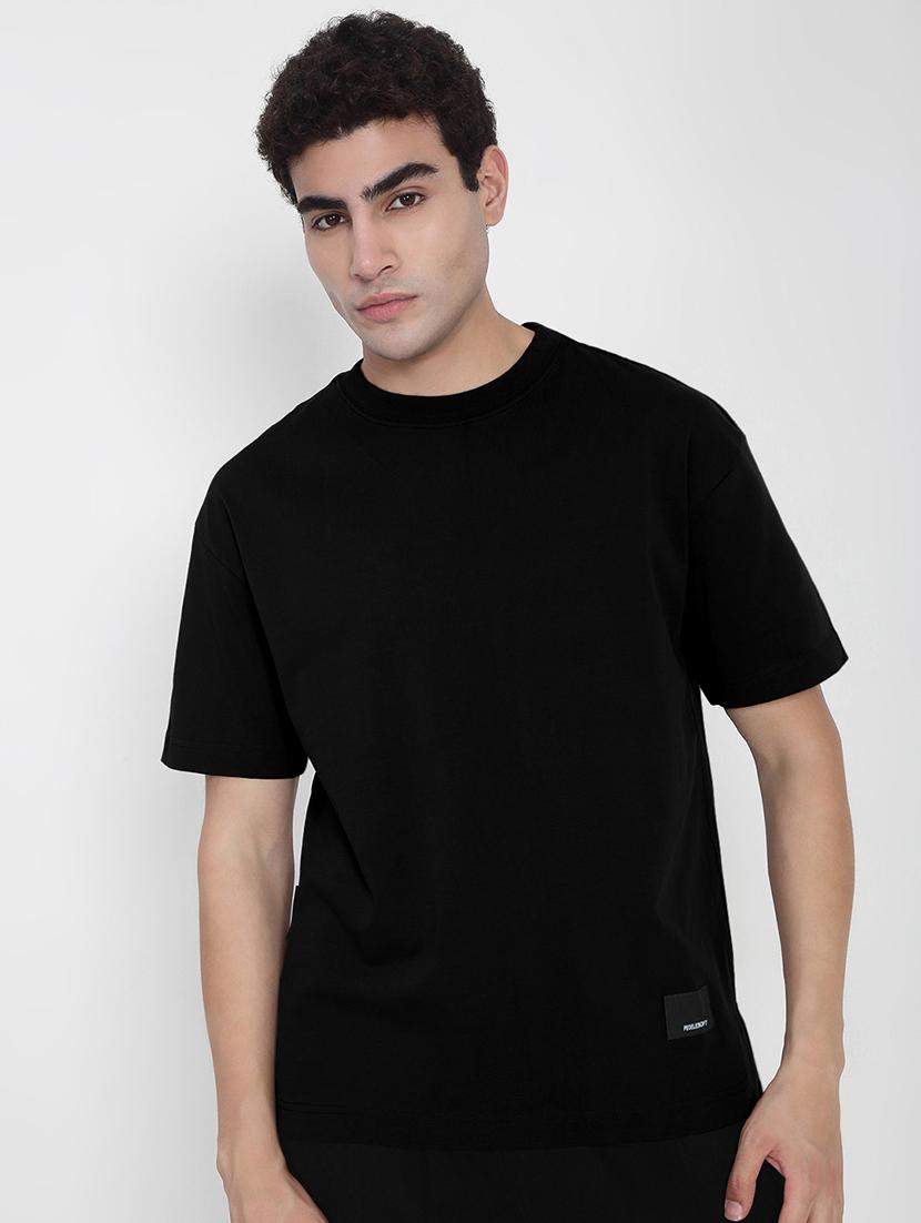 men solid short sleeve regular fit t-shirt - 21968068 - Standard Image - 1