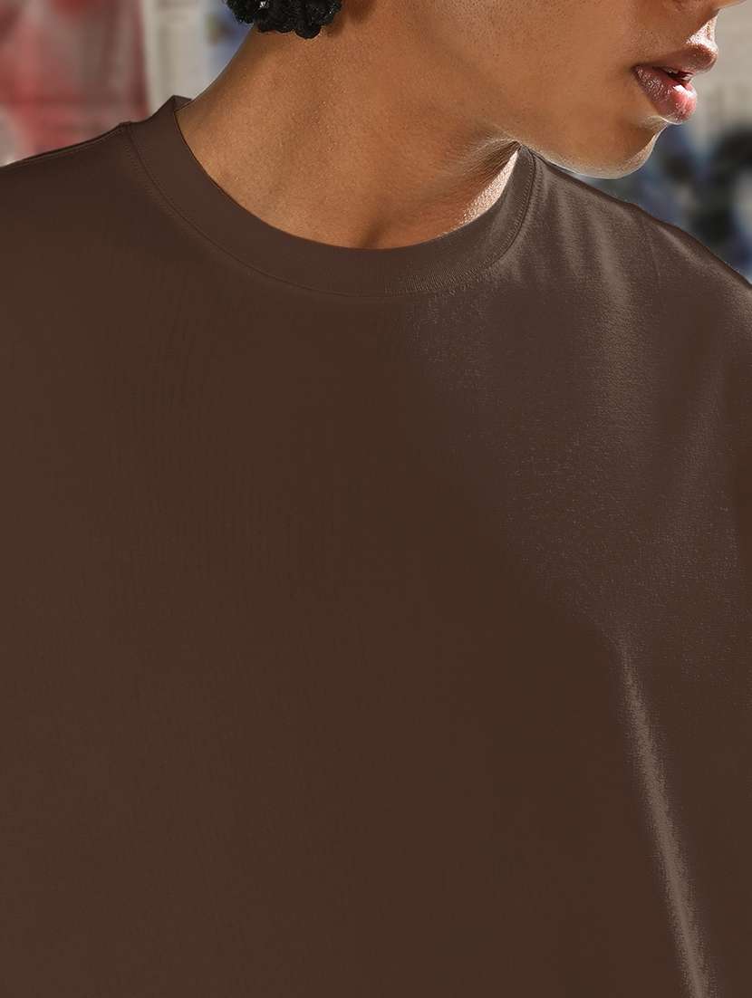 men solid short sleeve loose fit t-shirt - 21968070 - Standard Image - 4