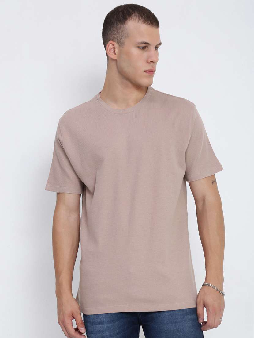 men solid short sleeve regular fit t-shirt - 21968073 -  Standard Image - 1