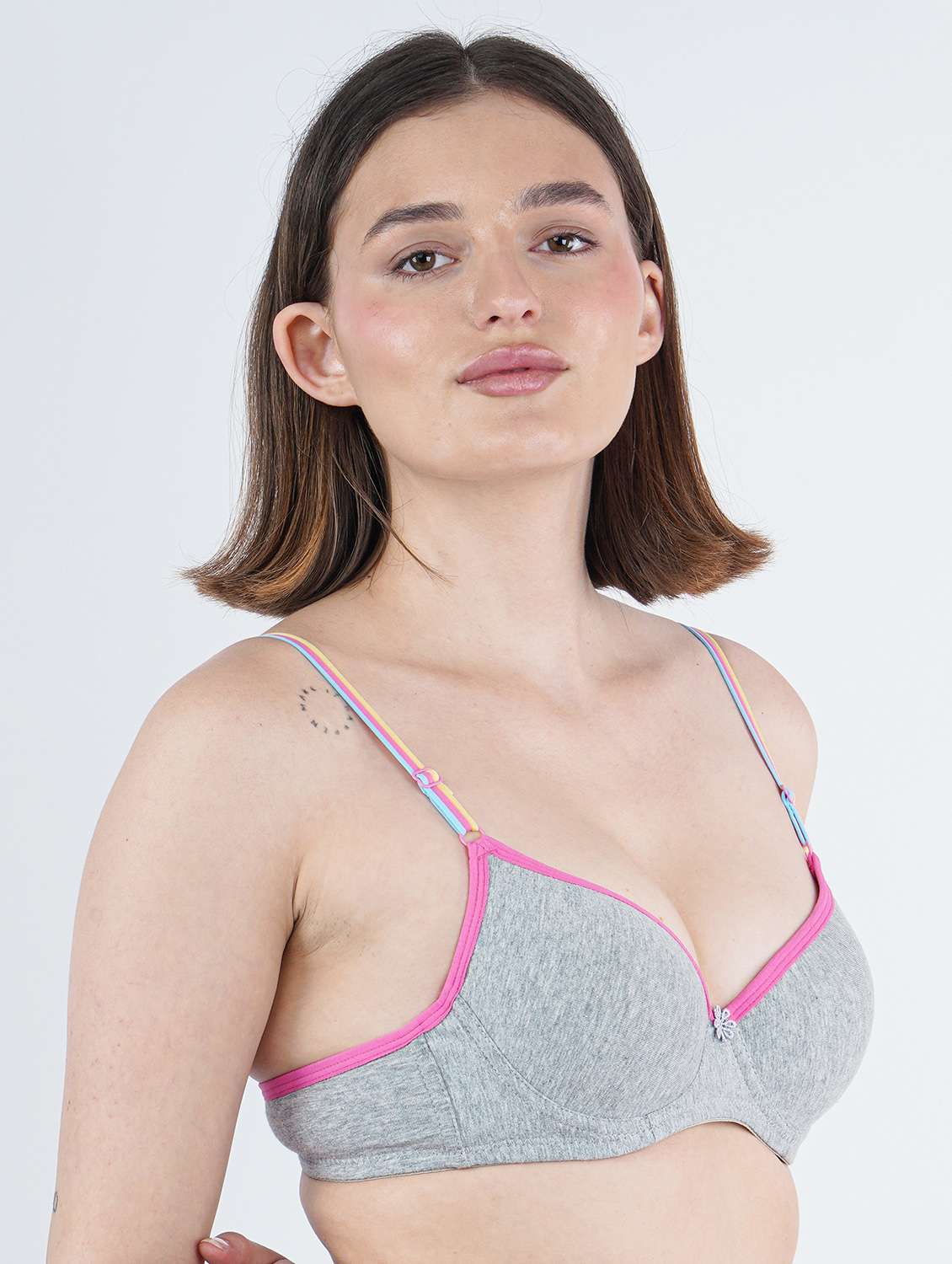 women solid underwired push up bra - 21968213 -  Standard Image - 1