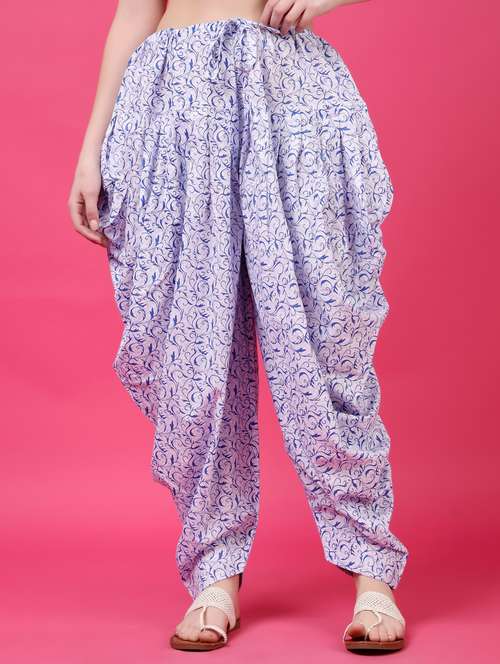 women printed mid rise patiyala salwar - 21968222 -  Standard Image - 0