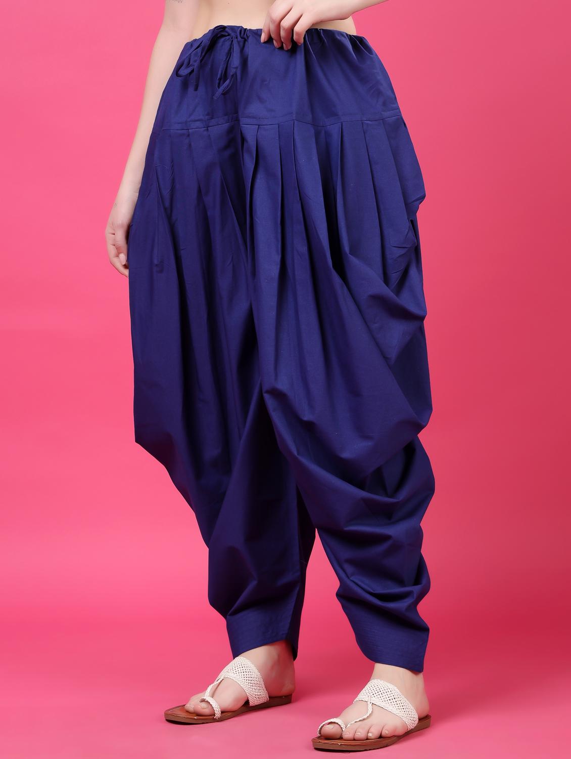 women solid mid rise patiyala salwar - 21968230 - Standard Image - 1
