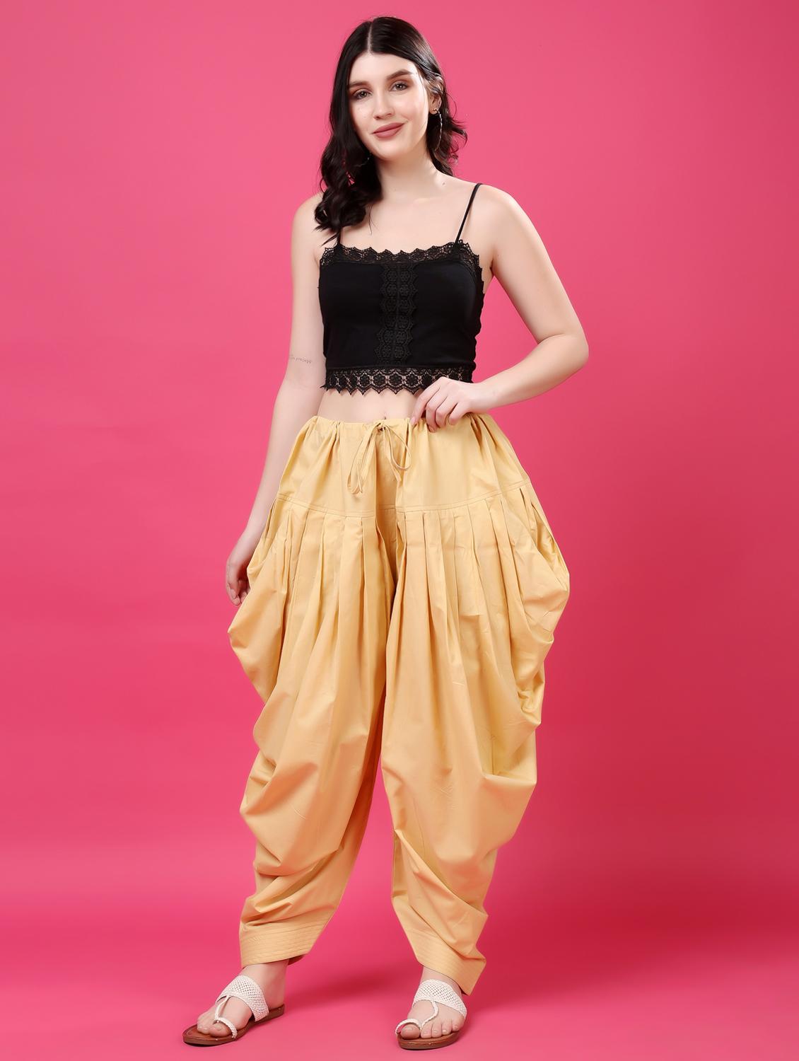 women solid mid rise patiyala salwar - 21968231 - Standard Image - 4