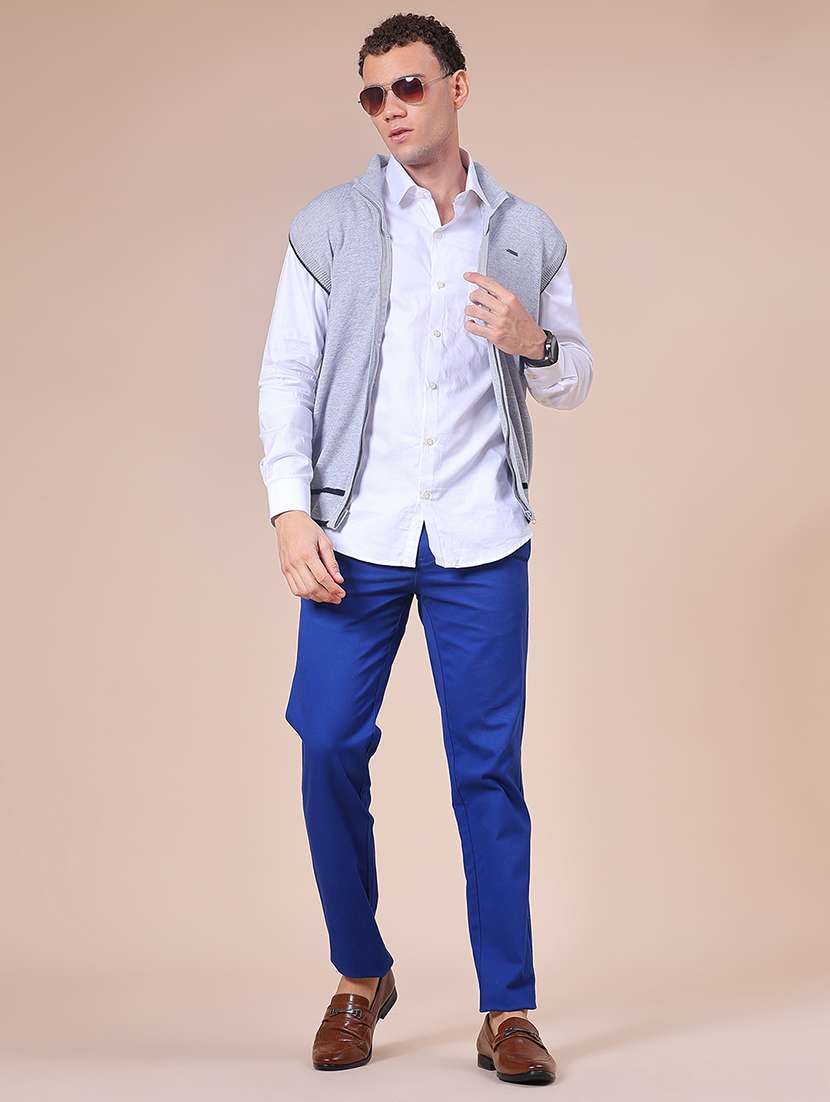 men solid sleeveless regular fit cardigan - 21968375 -  Standard Image - 4