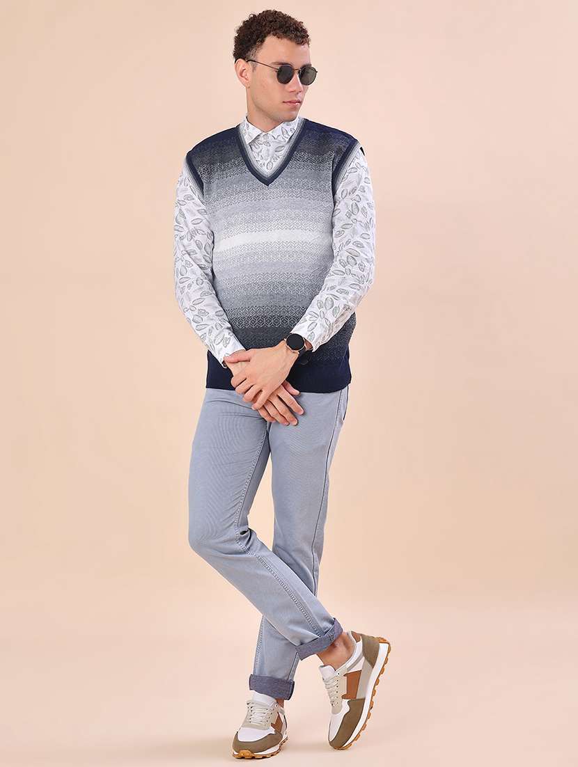 men self design sleeveless regular fit pullover - 21968379 -  Standard Image - 4