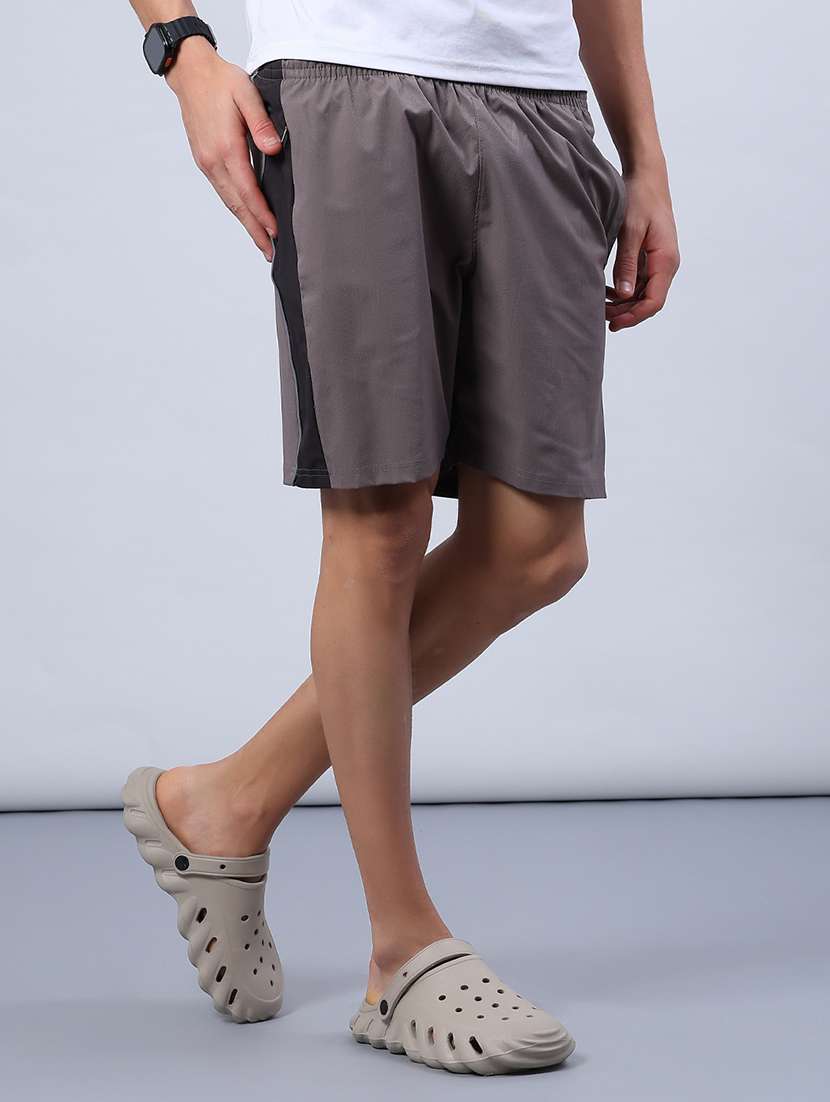 men side taped mid rise sport shorts - 21968413 -  Standard Image - 1