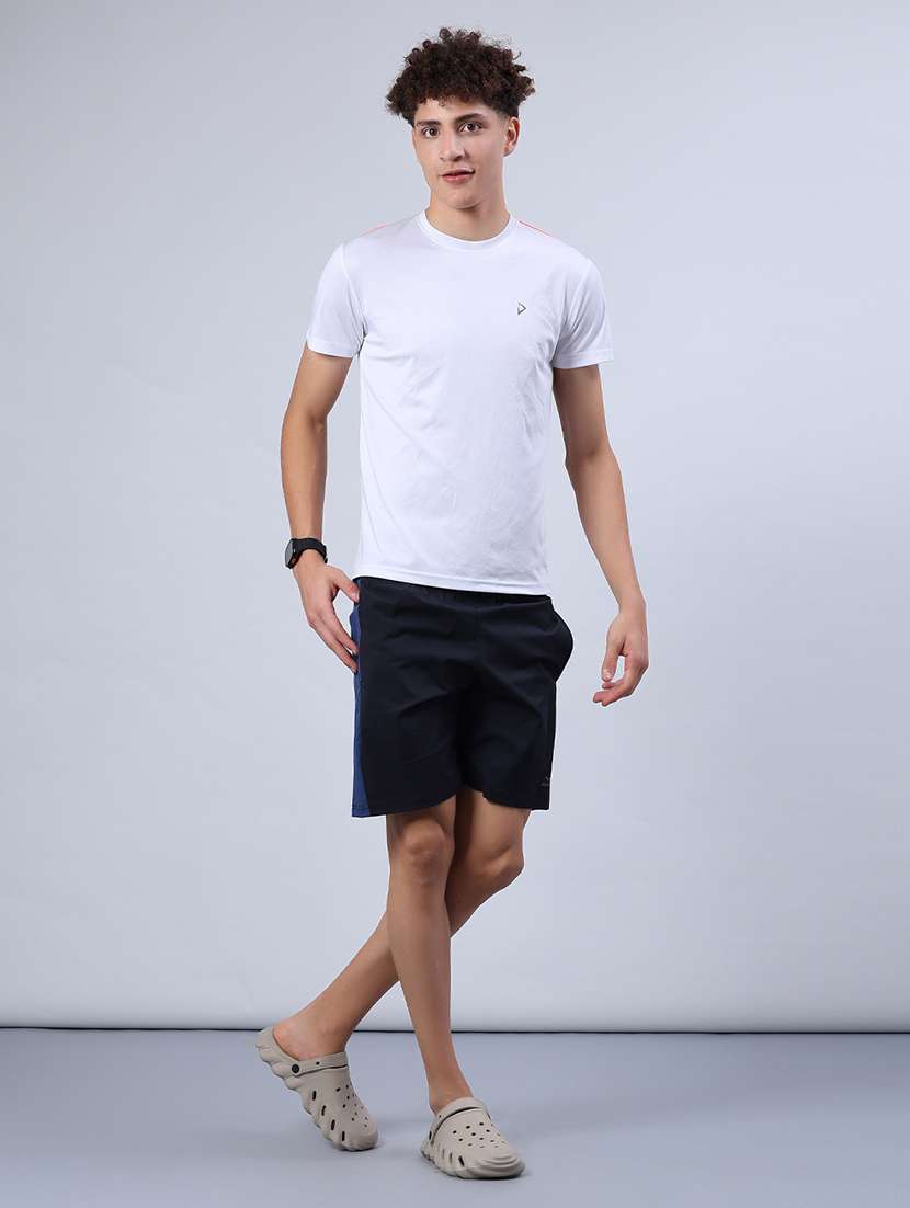 men side taped mid rise sport shorts - 21968415 -  Standard Image - 4