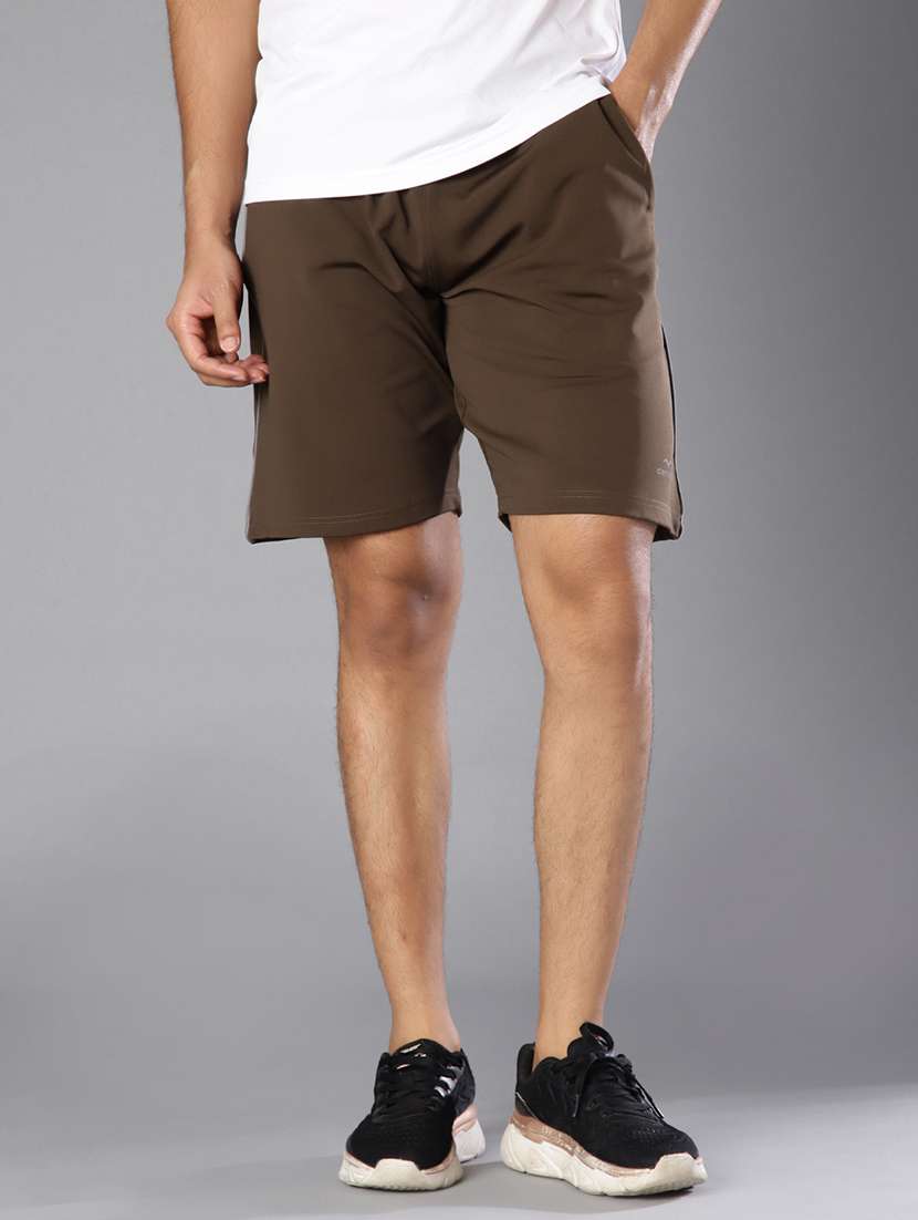 men solid mid rise sport shorts - 21968438 -  Standard Image - 1