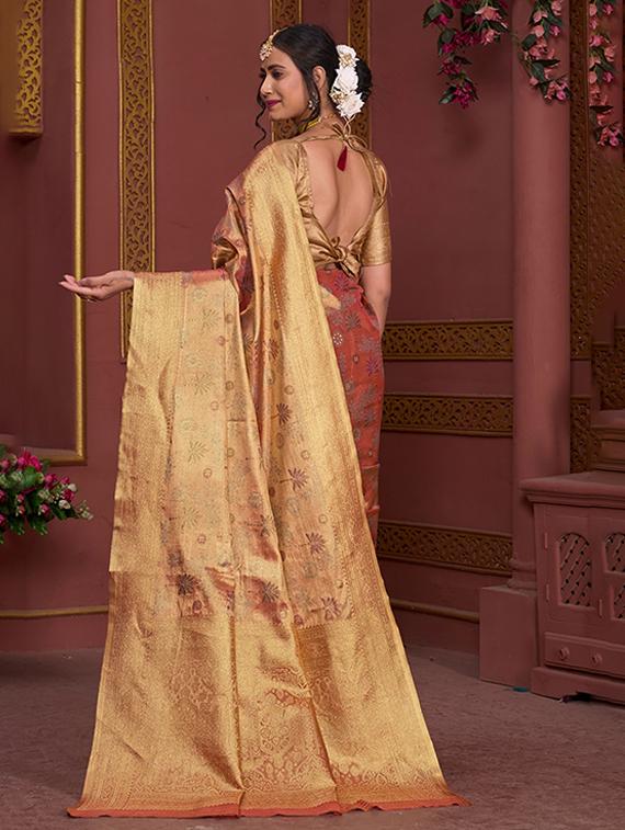 women self design banarasi saree with blouse - 21968572 - Standard Image - 1