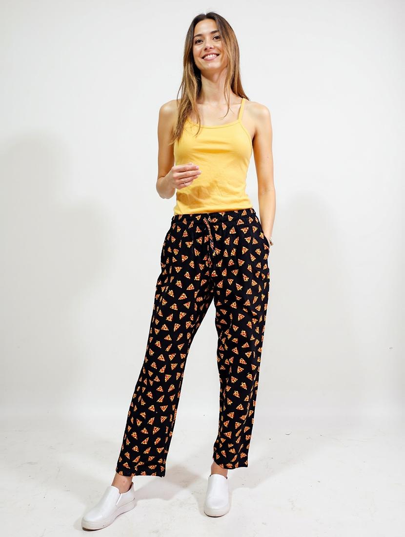 women printed mid rise pyjama - 21968578 - Standard Image - 1