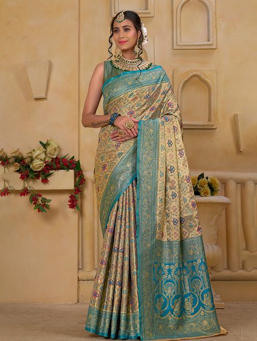 women self design banarasi saree with blouse - 21968589 - Standard Image - 0